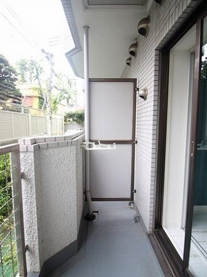 中野区江原町3丁目楽器可（防音・24時間演奏・ピアノ・弦・管楽器・声楽）マンション ベランダ