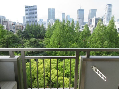 フレンテ靭公園 ベランダ