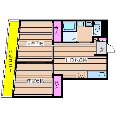 大阪府大阪市西区西本町１丁目 間取り