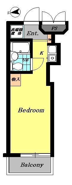 ﾄｯﾌﾟ元住吉 306号室 間取り