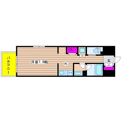 リーガル南堀江 間取り