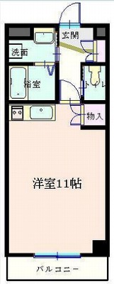 所沢市南住吉楽器可（ピアノ・弦管楽器・声楽・DTM）女性限定マンション 間取り