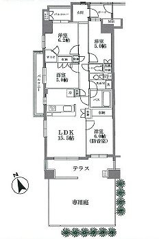 江東区南砂6丁目楽器可（防音・グランドピアノ・弦楽器・声楽）マンション 間取り