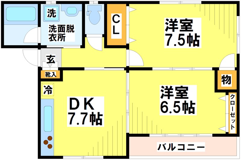メゾン・ドゥ・シルキー 間取り