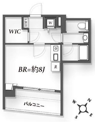 港区赤坂2丁目楽器可（弦管楽器・声楽・DTM）マンション 間取り