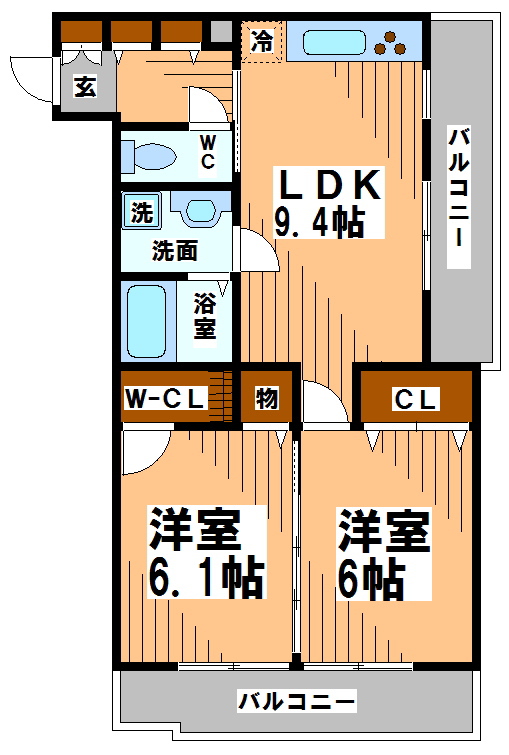レジディア吉祥寺 間取り