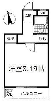 川崎市多摩区堰3丁目楽器可（グランドピアノ・弦管楽器・声楽・DTM）女性限定マンション 間取り