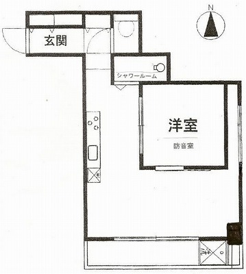 杉並区高円寺南2丁目楽器可（防音・ピアノ・弦管楽器・声楽・DTM）マンション 間取り