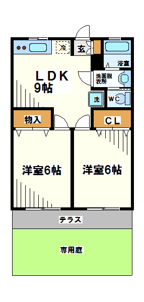 東京都三鷹市北野４丁目 間取り