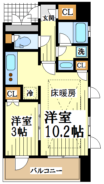 東京都調布市布田１丁目 間取り