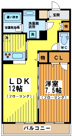 エクセルコート調布 間取り