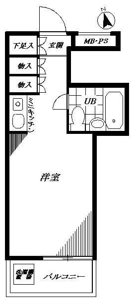 ｴﾄﾜｰﾙ南荻窪 間取り図