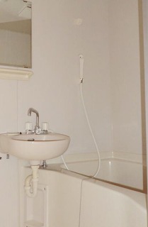 調布市若葉町2丁目楽器可（防音・ピアノ・弦管楽器・声楽・DTM）アパート 風呂画像