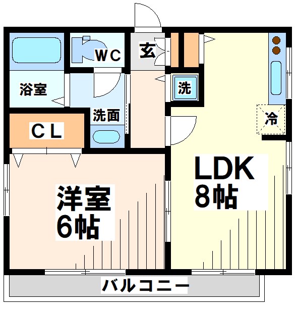 サンテラッセ　B 間取り