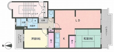川崎市宮前区馬絹1丁目楽器可(グランドピアノ・弦楽器・声楽)マンション 間取り