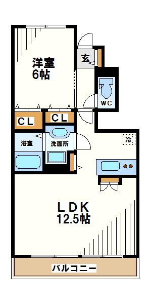 Moncheri千歳烏山 間取り