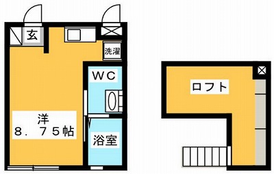 豊島区南長崎3丁目楽器可（ピアノ・弦管楽器・声楽・DTM）アパート 間取り