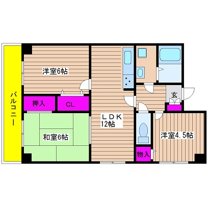 大阪府大阪市西区北堀江２丁目 間取り