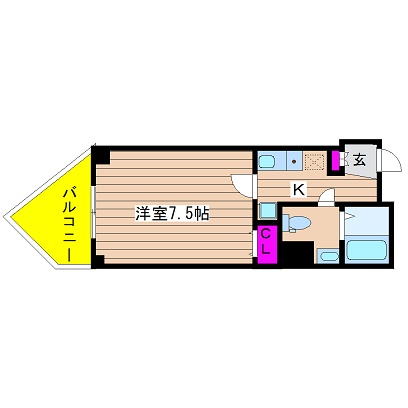 大阪府大阪市西区江戸堀１丁目 間取り
