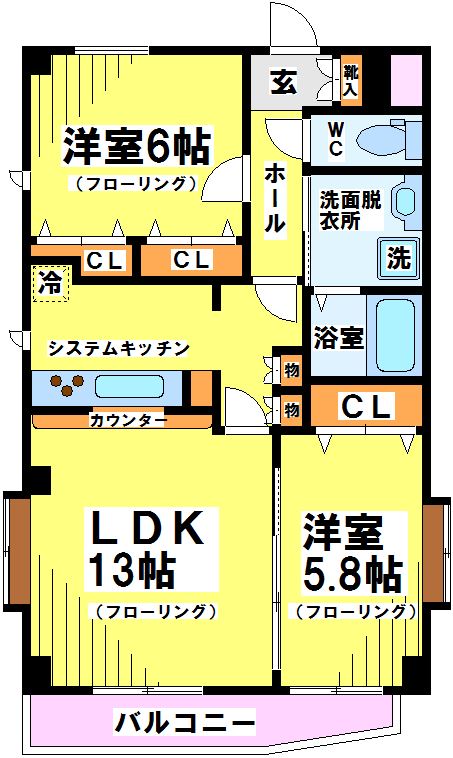 ビラサルーテ 間取り