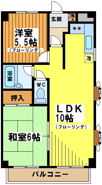 ハイム菊野台 間取り図