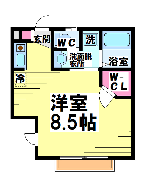 東京都調布市八雲台１丁目 間取り