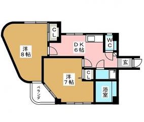 練馬区東大泉1丁目楽器可（防音・グランドピアノ・弦管楽器・声楽・DTM）マンション 間取り