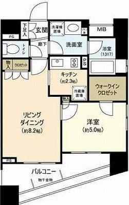 渋谷区渋谷3丁目楽器可（ピアノ・弦管楽器・声楽・DTM）マンション 間取り