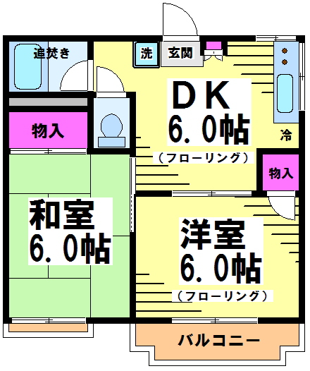 コーポ富士 間取り