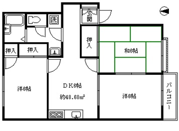 コーポ5 間取り