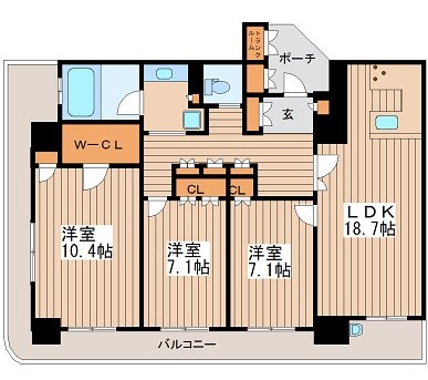 大阪府大阪市中央区南久宝寺町２丁目 間取り