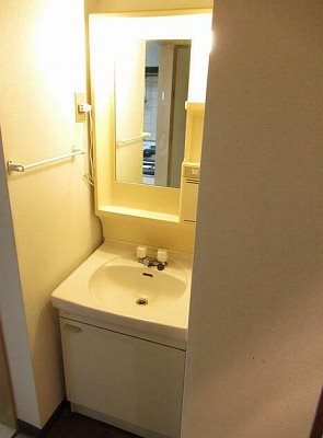 府中市美好町1丁目楽器可(防音・グランドピアノ・弦楽器・声楽)マンション 洗面所
