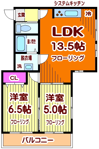 エントラーダ狛江 間取り