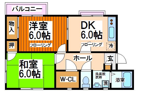 グリーンハイツ南館 間取り図