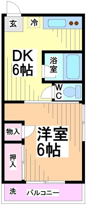 アミューズ２１方南 間取り