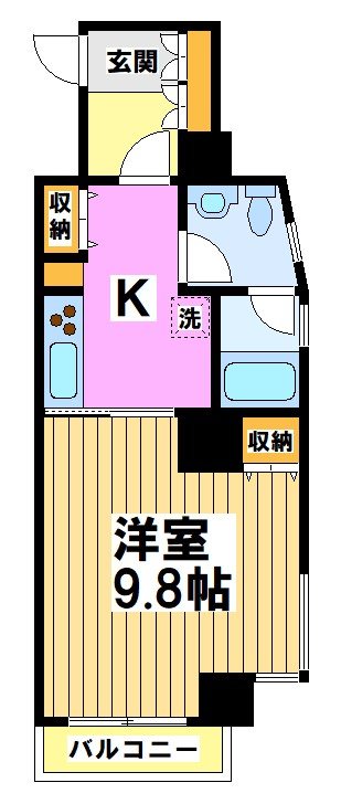 つつじヶ丘エクセルハイツⅣ 間取り