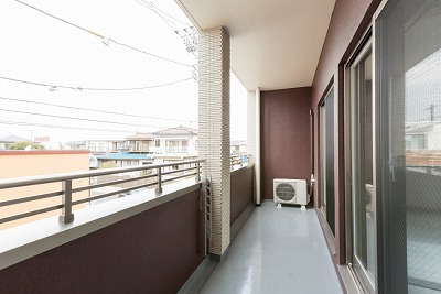 中央区月島3丁目楽器可（弦管楽器・声楽）マンション ベランダ