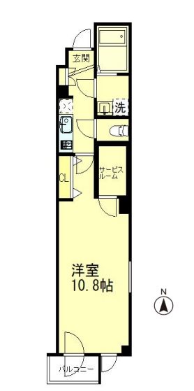 江東区東陽1丁目楽器可(防音・弦・管楽器)マンション 間取り