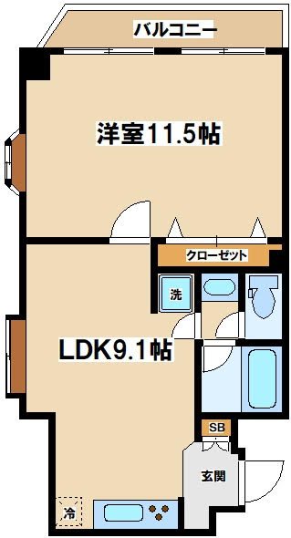 サンパラッツォ参番館 間取り