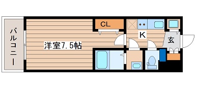 大阪府大阪市西区南堀江２丁目 間取り