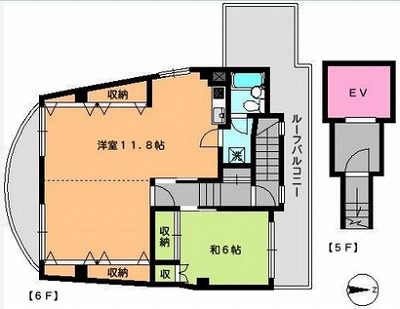 文京区水道1丁目楽器可（ピアノ・弦/管楽器・声楽・DTM）マンション 間取り