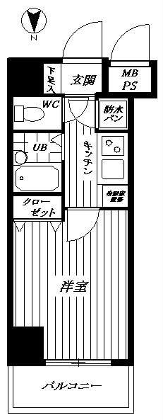 菱和ﾊﾟﾚｽ青山南 602号室 間取り