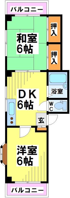 コーポラス峰（専任） 間取り