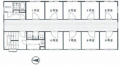 練馬区桜台3丁目楽器可(ピアノ・弦管楽器・声楽)シェアハウスマンション 間取り