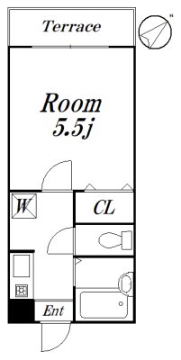 ウィステリア荻窪 103号室 間取り