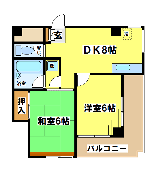 東京都世田谷区南烏山６丁目 間取り