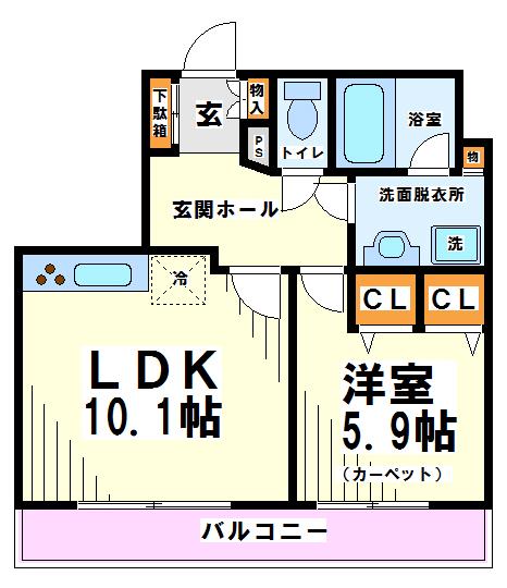 ライオンズタワー府中 間取り
