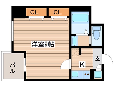 ルクレ西長堀 間取り