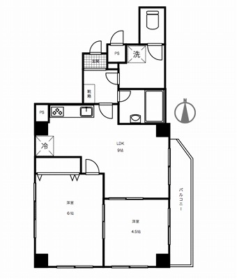 八王子市横山町楽器可（ピアノ・弦楽器・DTM）マンション 間取り