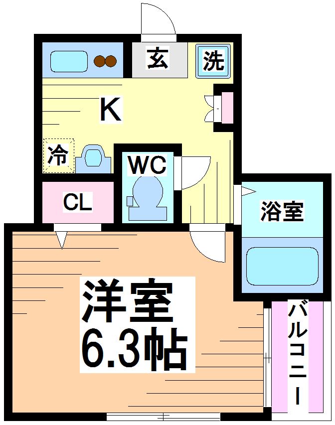 Privia笹塚 間取り